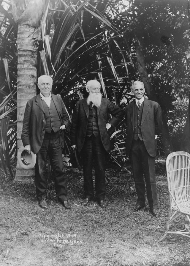 Edison, Burroughs and Ford, winter estates, Fort Myers, 1914