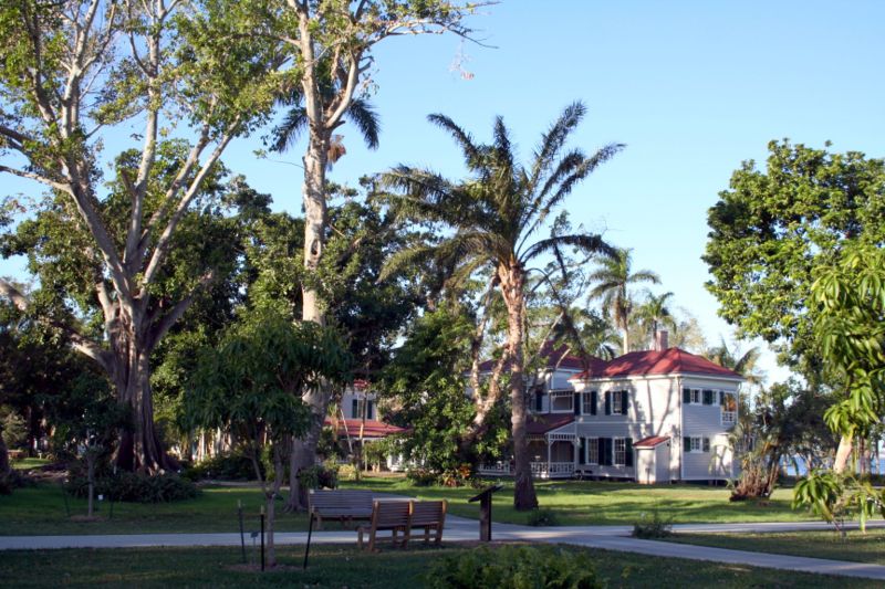 View of the Edison & Ford Winter Estates, Fort Myers FL