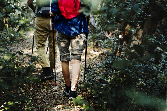 people hiking